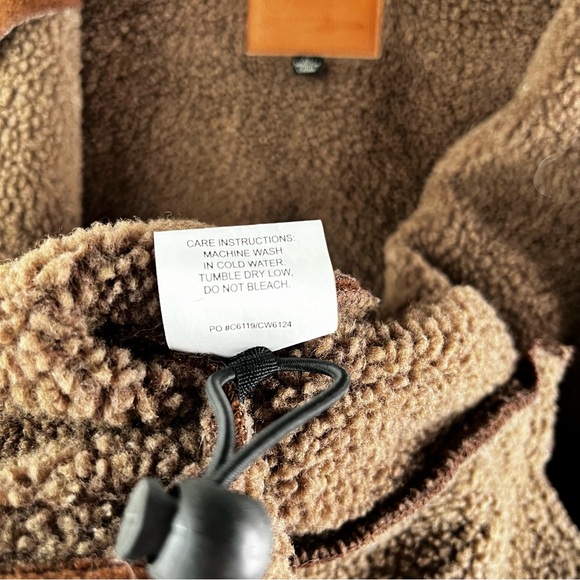 Outback Trading Company Summit Vest Mens XL Brown Fleece Sherpa Lined Western - Picture 10 of 16